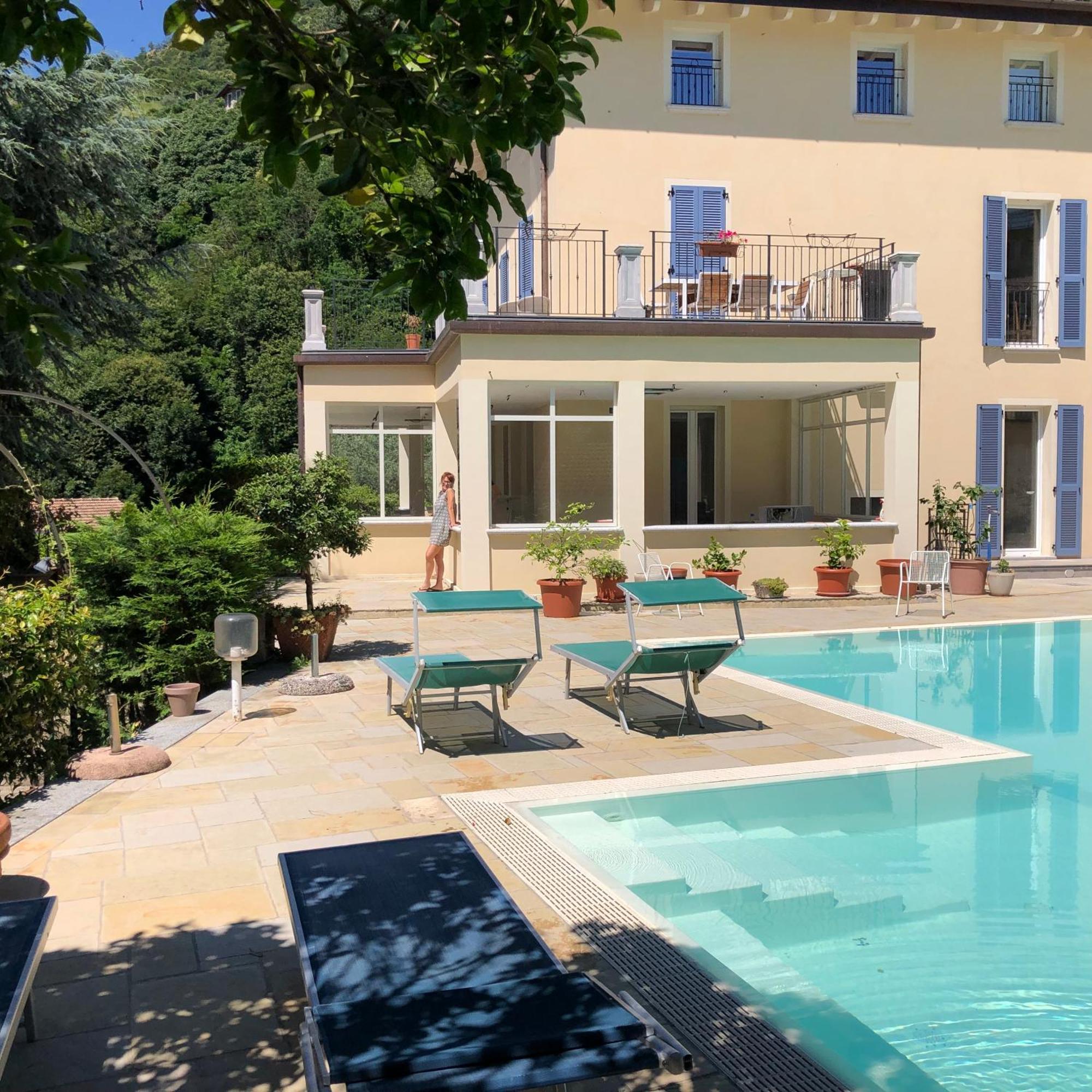 Villa Eden Jacuzzi Pool & Private Parking Domaso Exteriér fotografie